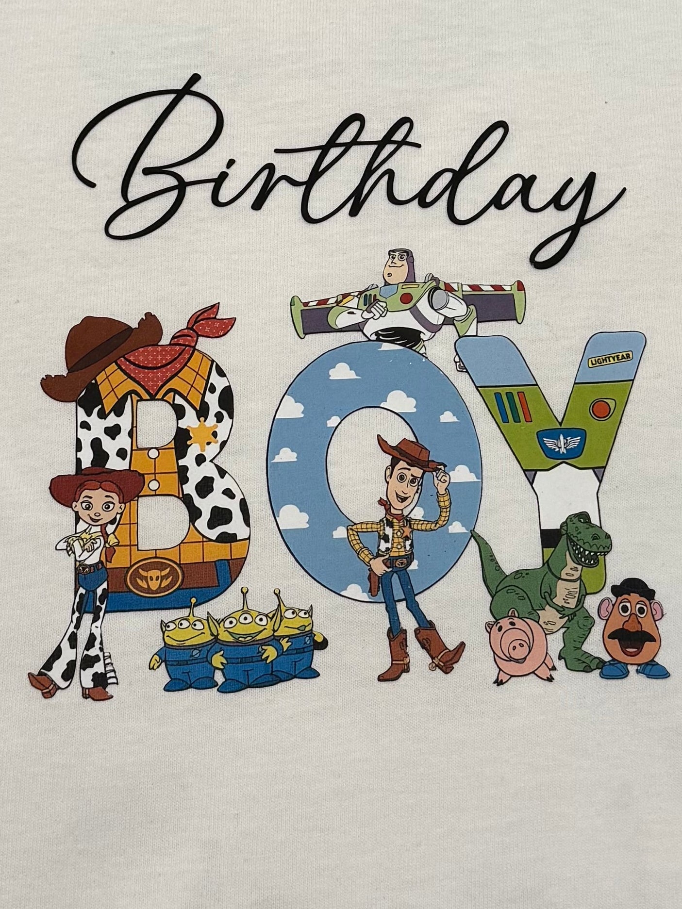 Toy Story Birthday Custom Name & Age Toddler T-Shirt