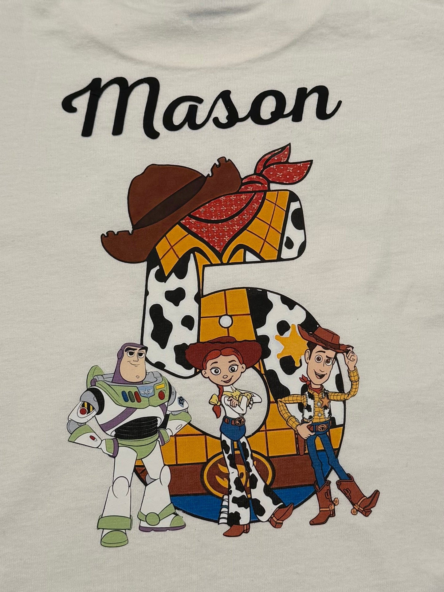 Toy Story Birthday Custom Name & Age Toddler T-Shirt